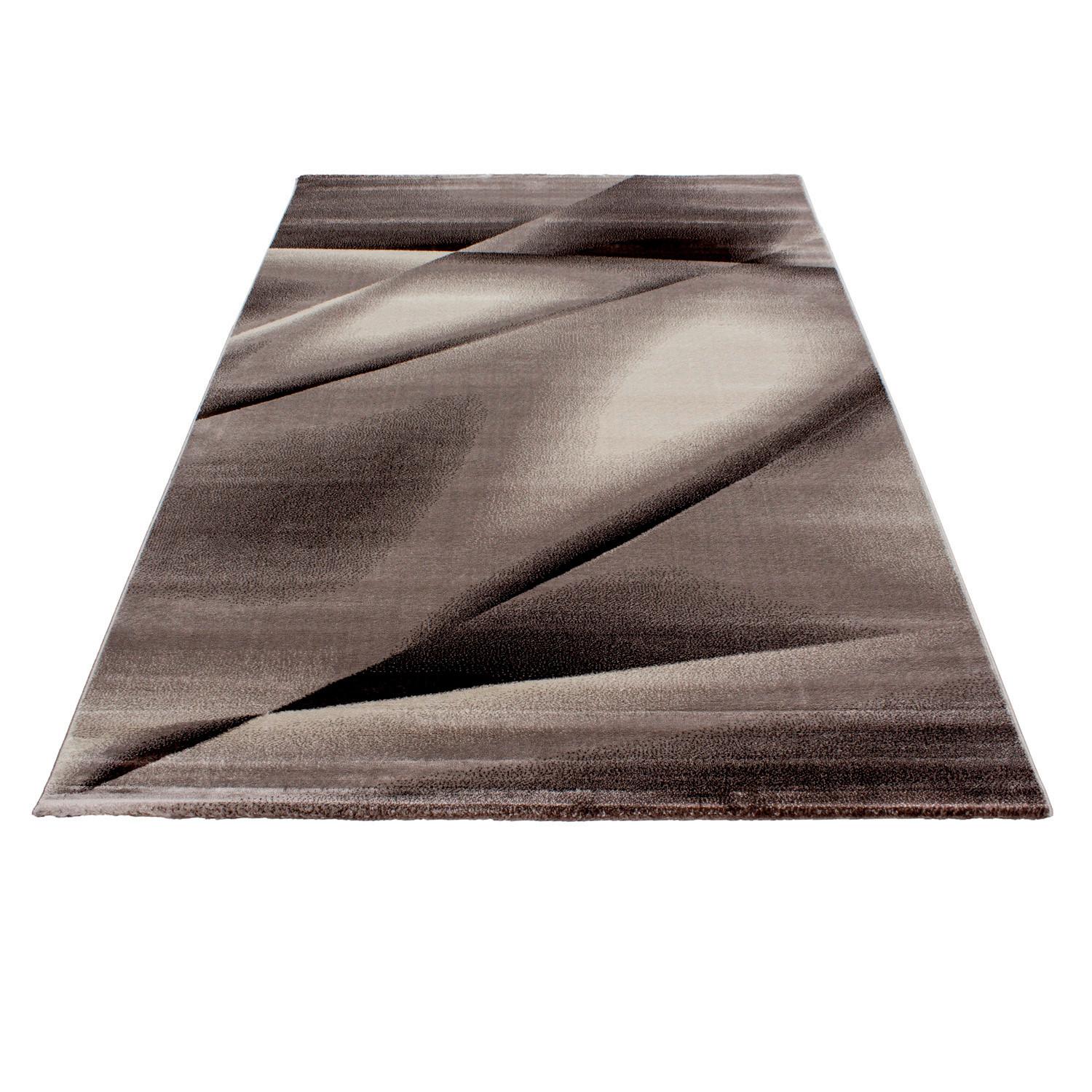 Webteppich Miami Braun ca. 160x230cm - Braun, Trend, Textil (160/230cm)