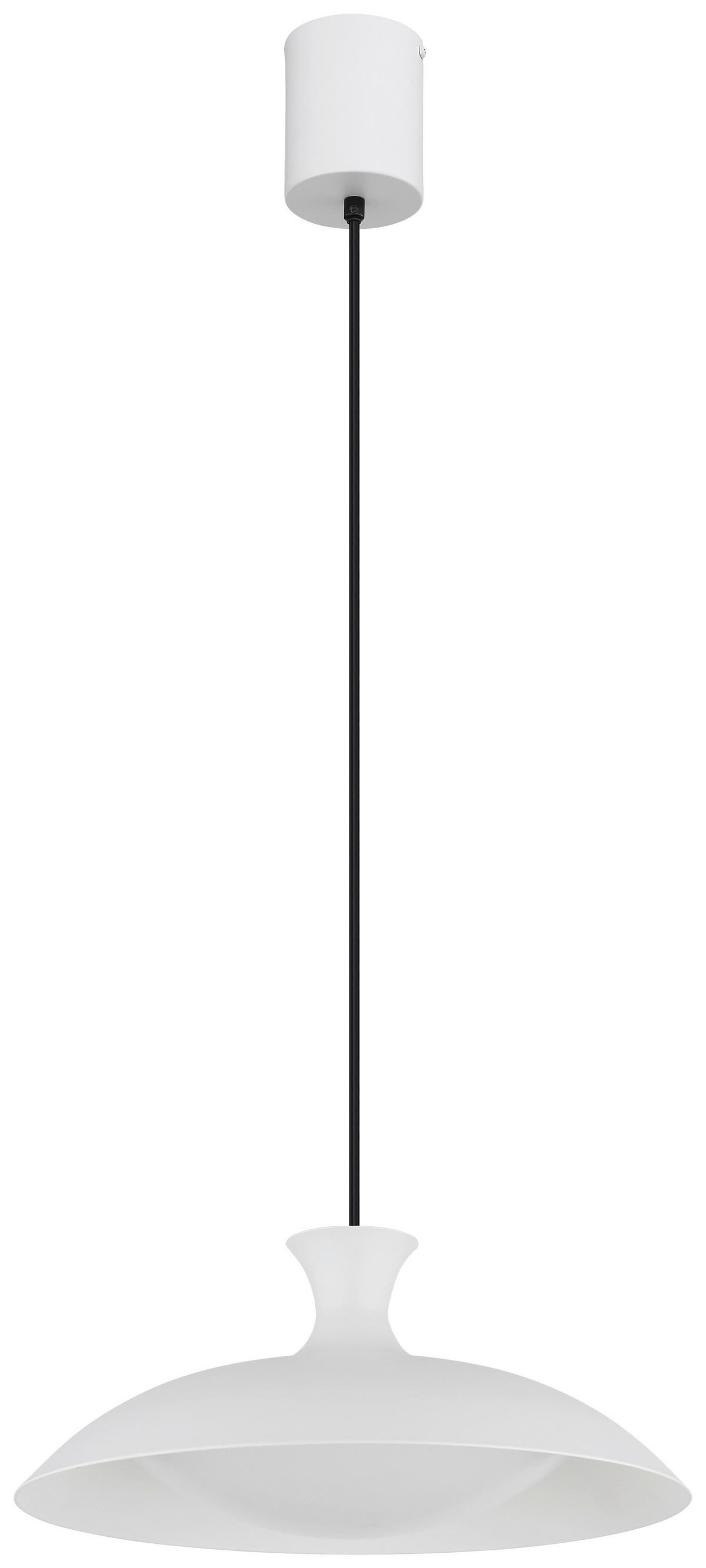 LAMPA WISZĄCA LED AMELIE - biały/opal, Trend, tworzywo sztuczne/metal (40/150cm) - Collett's Monde