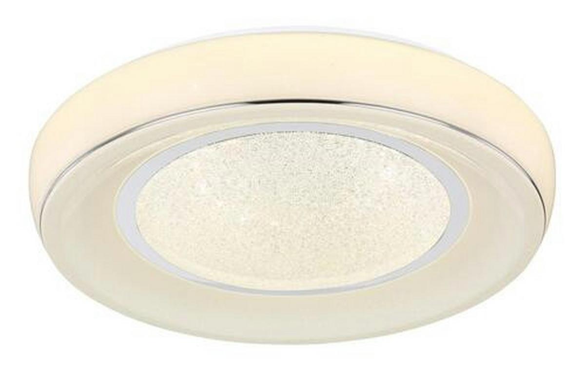 LED-Deckenleuchte Mickey max. 24 Watt - Klar/Opal, MODERN, Kunststoff/Metall (49/9cm)