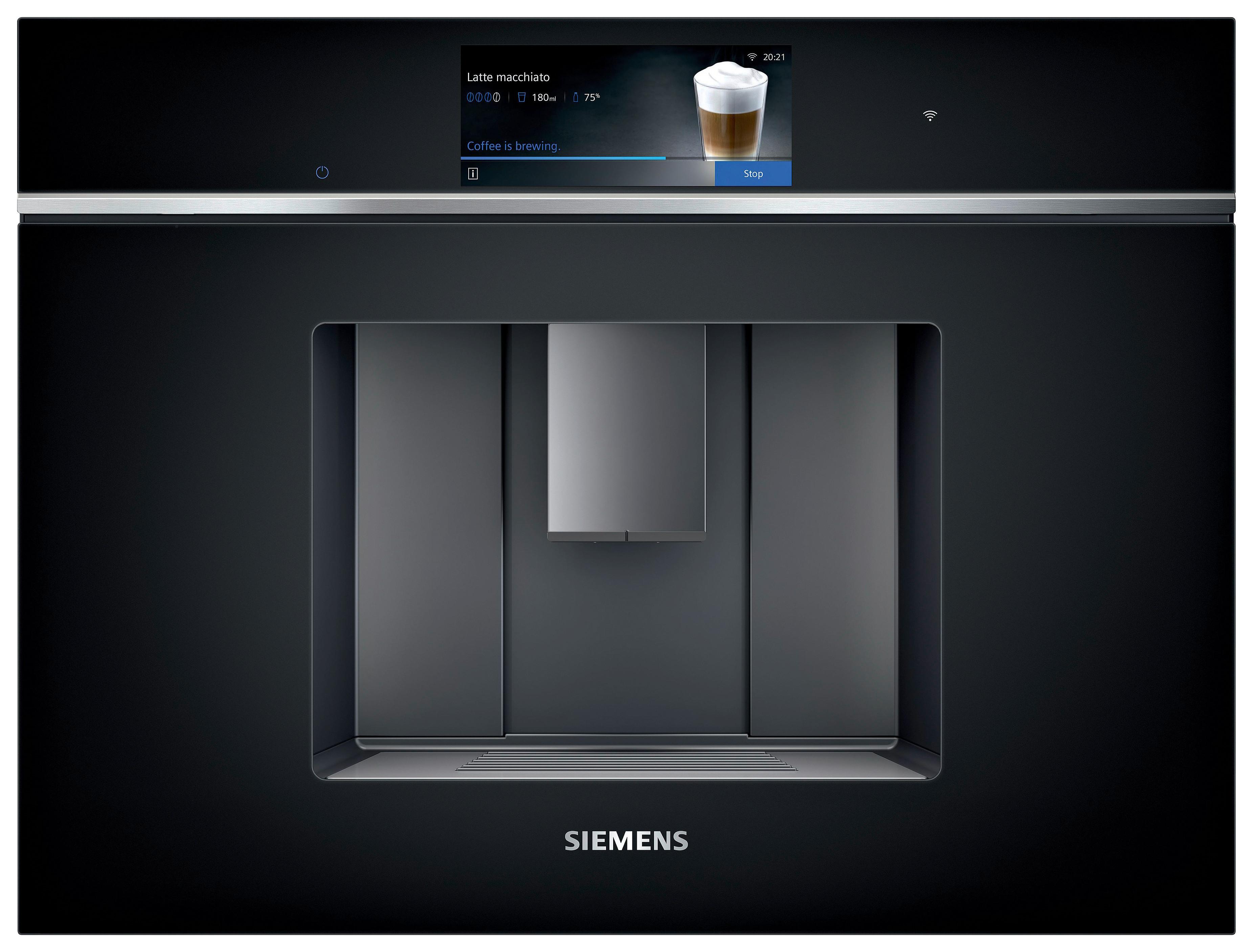 Kaffeevollautomat CT718L1B0 - Edelstahlfarben/Schwarz (59,4/45,5/37,7cm) - Siemens