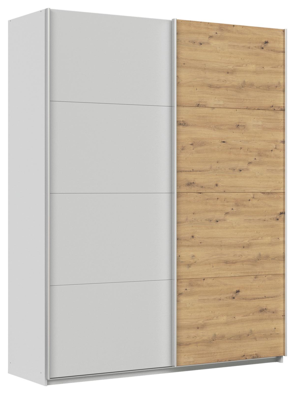 DULAP USI CULISANTE FELDKIRCH - gri deschis/stejar Artisan, Modern, material pe bază de lemn (181/229/62cm)