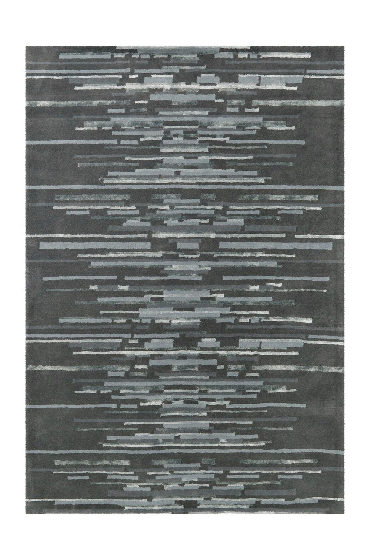 FLACHWEBETEPPICH SATIN 8059 ANTHRAZIT 170 X 240 - Anthrazit, Design, Textil (170/240cm) - Kayoom