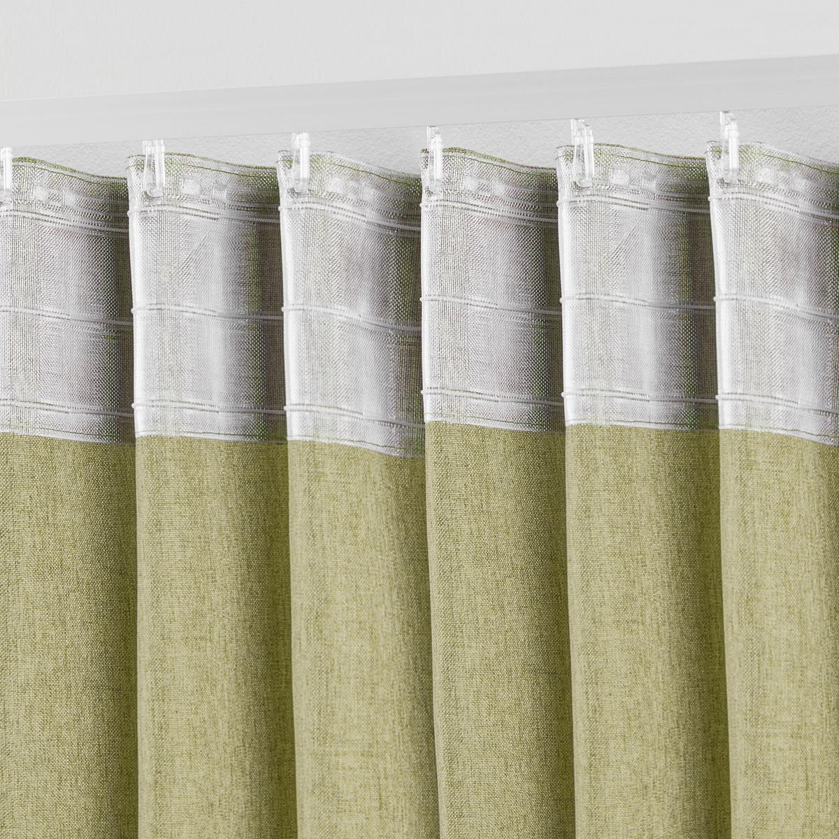 Fertigvorhang Ulrich ca. 135x245cm - Hellgrün, Textil (135/245cm) - Modern Living