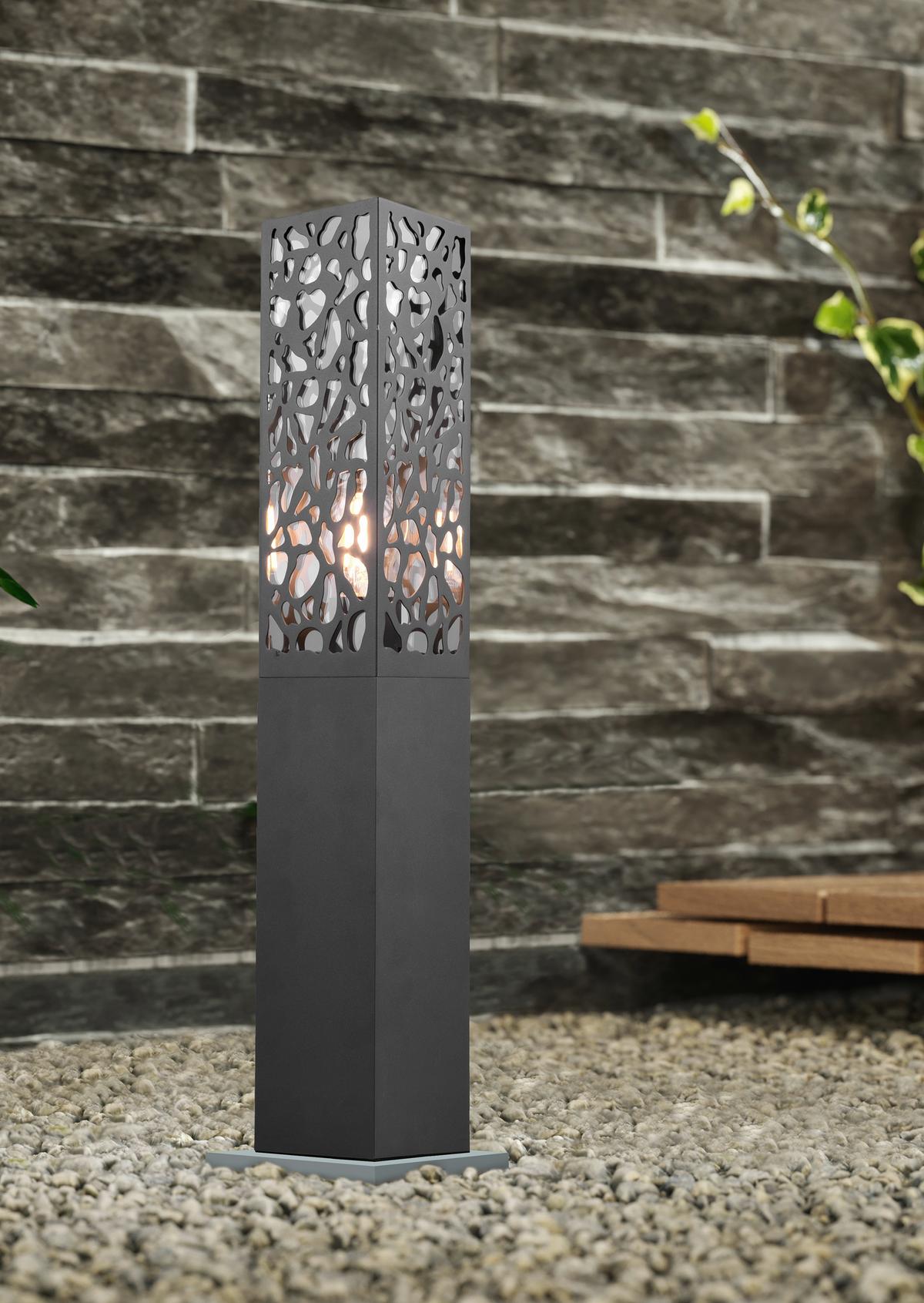 Wegleuchte Cooper in Anthrazit max. 40 Watt - Anthrazit, LIFESTYLE, Metall (10/60/10cm) - Trio Leuchten