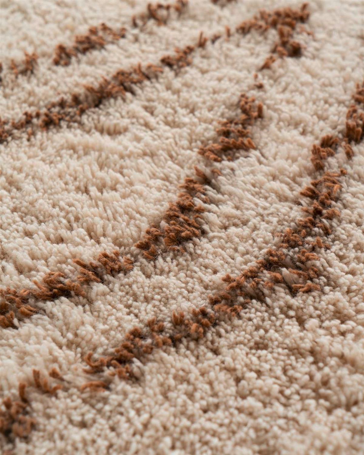 FLACHWEBETEPPICH ALENA 125 CREME/BRAUN 120X170 - Creme/Braun, Basics, Textil (120/170cm) - Kayoom