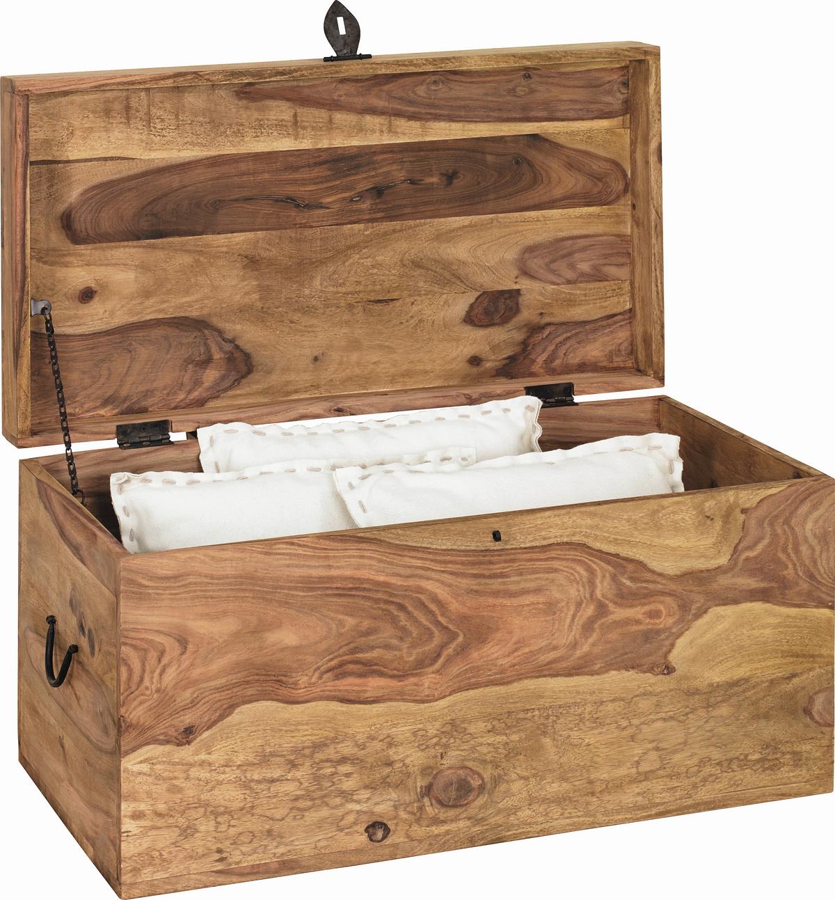 SKRZYNIA INKA II - kolor naturalny, Lifestyle, drewno (85/45/45cm) - Landscape