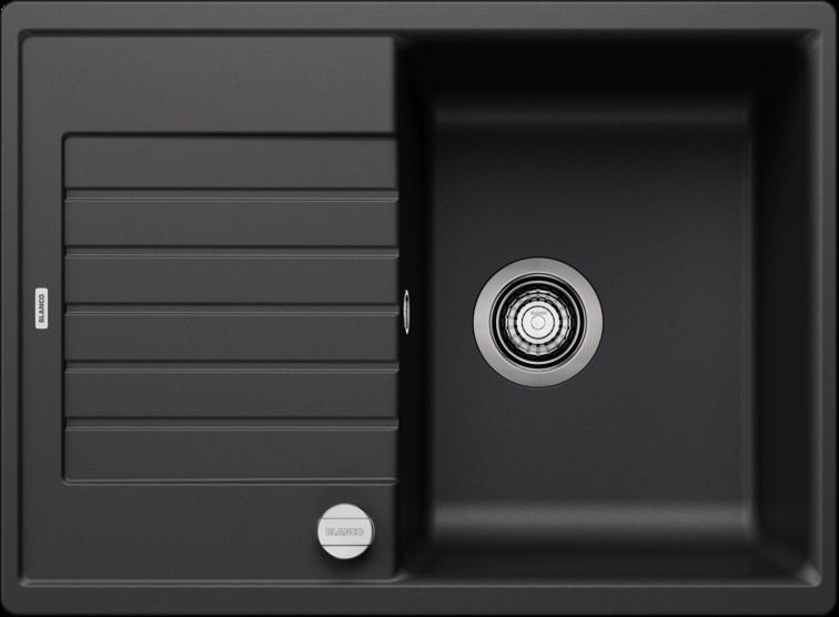Spüle 526008 Silgranit - Schwarz, MODERN (68/50cm) - Blanco