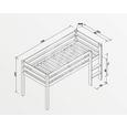 MITTELHOHES BETT ALEX - Buchefarben, Design, Holz (90/200cm) MITTELHOHES BETT ALEX - Buchefarben, Design, Holz (90/200cm)