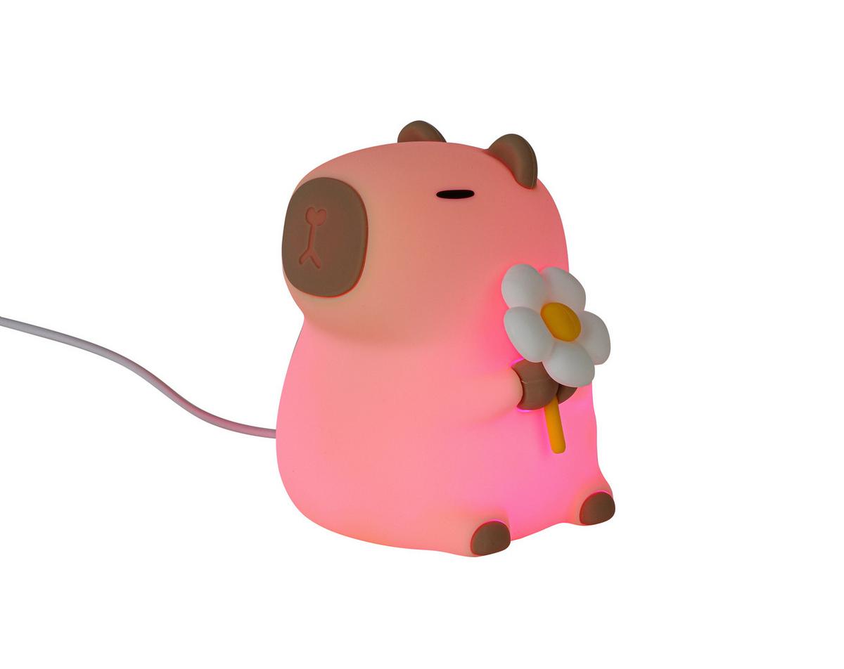 Nachtlicht Capybara Creme max. 2,5 Watt - Creme, MODERN, Kunststoff (9,2/11,1/9,1cm) - Mömax