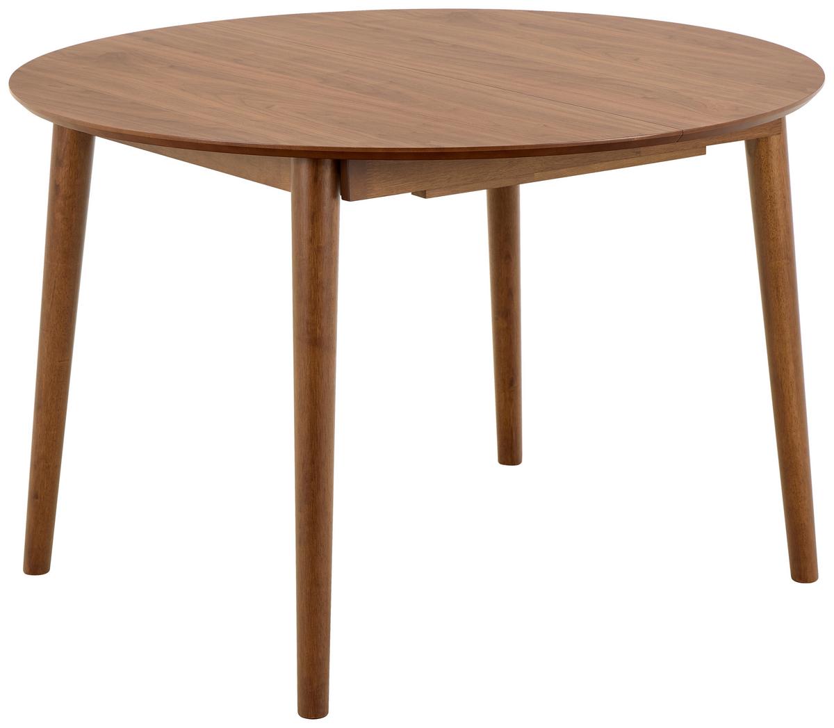 STÓŁ DO JADALNI MONTREUX - kolor orzecha włoskiego, Basics, drewno (115-154/75cm) - MID.YOU