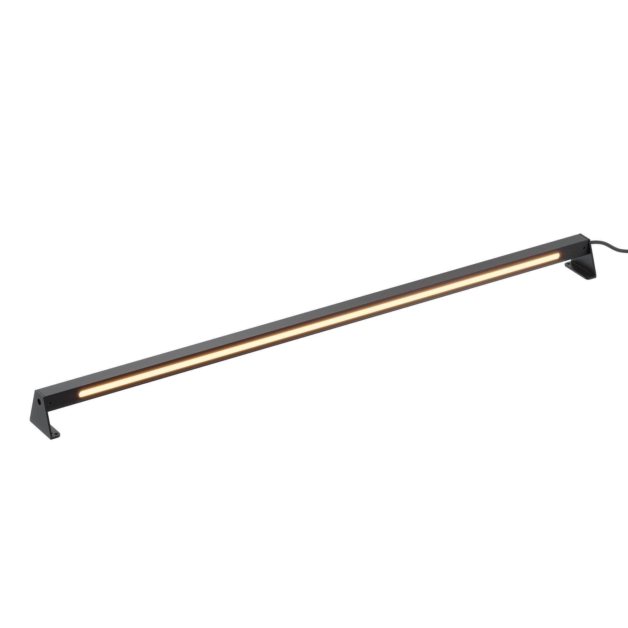 Wegeleuchte Edge Schwarz max. 15 Watt - Schwarz, Trend, Metall (100/6.5/5.9cm) - MAYTONI