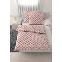 Lenjerie de pat Silva cca. 2x50x70/200x220 cm - roz antic, Konventionell, textil (200/220cm) - Mömax