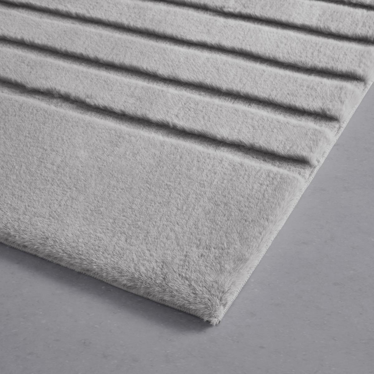 Kunstfell Fadime 2 Grau ca. 120x170cm - Grau, MODERN, Textil (120/170cm) - Mömax