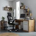 Schreibtisch Weiß/Eichefarben - Eichefarben/Alufarben, MODERN, Holzwerkstoff/Kunststoff (150 76 60cm) - Mömax modern living Schreibtisch Weiß/Eichefarben - Eichefarben/Alufarben, MODERN, Holzwerkstoff/Kunststoff (150 76 60cm) - Mömax modern living