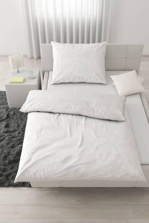 Lenjerie de pat Corinne, cca. 50x70/140x200cm - alb, Romantik / Landhaus, textil (140/200cm) - Mömax