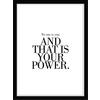 Slika S Okvirom Vous I 30x40cm - crna, papir/drvni materijal (30/40cm) - Modern Living