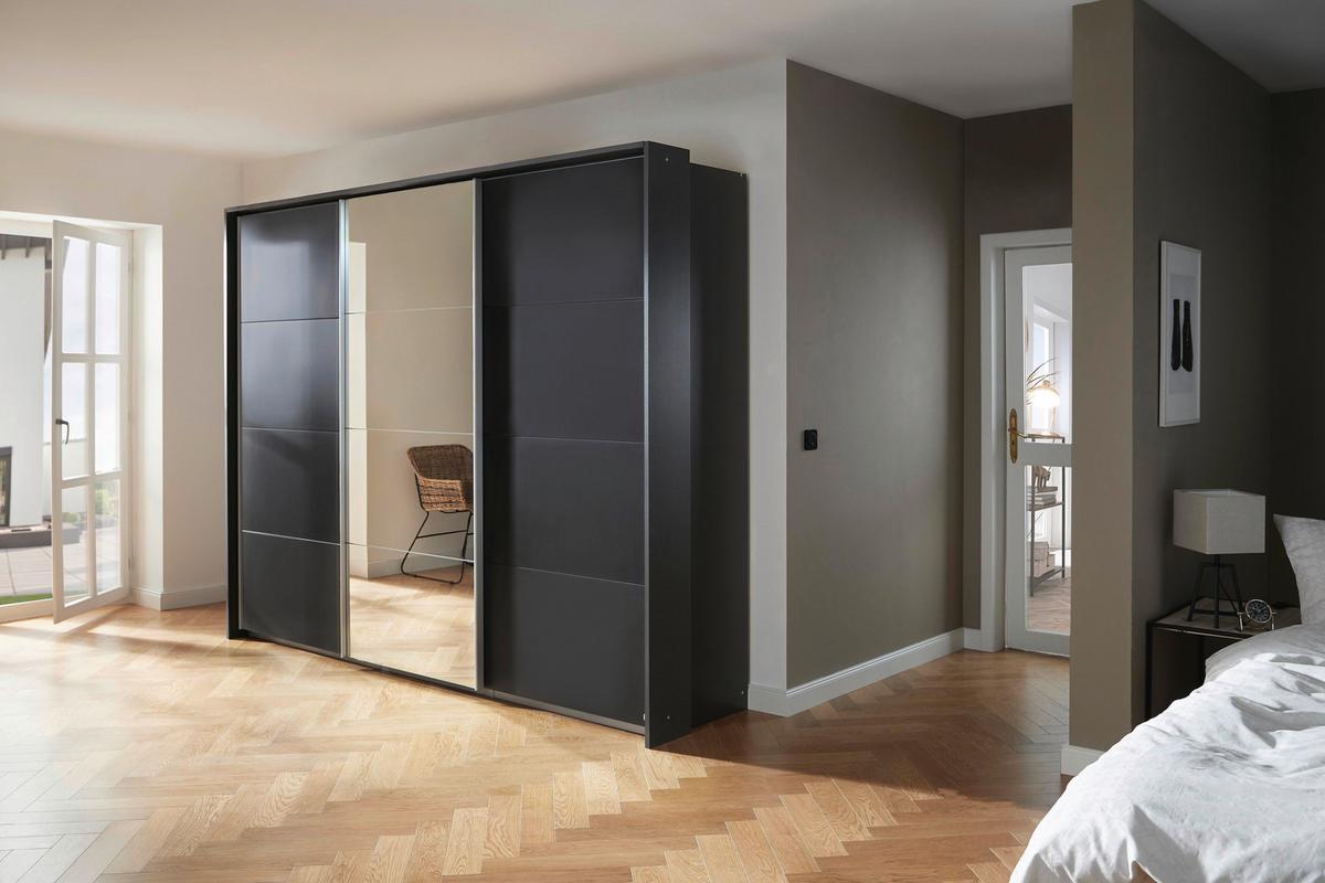 Ramă pentru dulap MIAMI - gri, Modern, material pe bază de lemn (211/214/64cm)