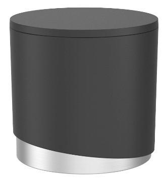 Kosmetik-Organizer Chris in Schwarz - Schwarz, Modern, Kunststoff/Metall (12/10,1cm) - Premium Living