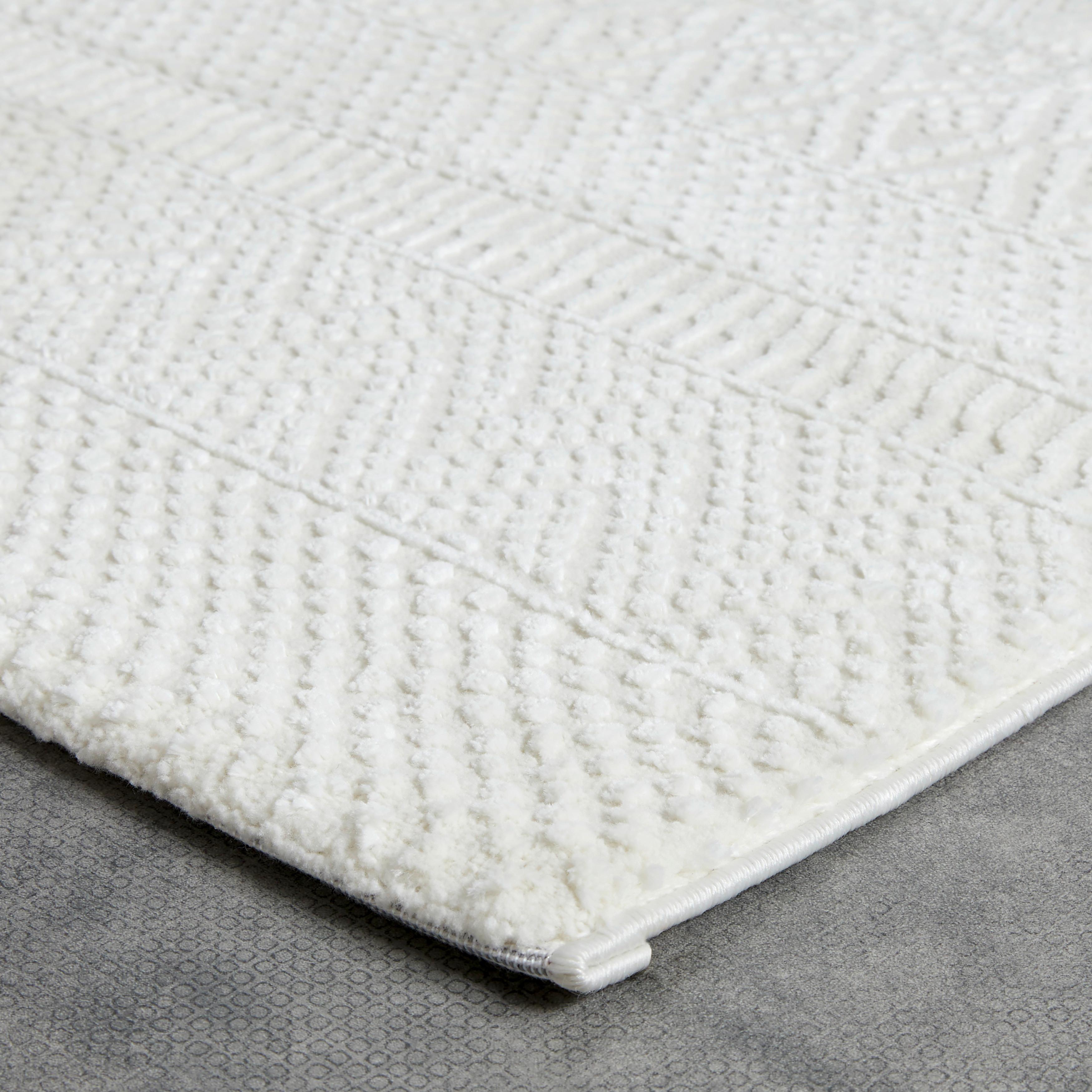 VÄVD MATTA SIGN - cremefärgad, Romantik / Lanthus, textil (160/230cm) - Mömax