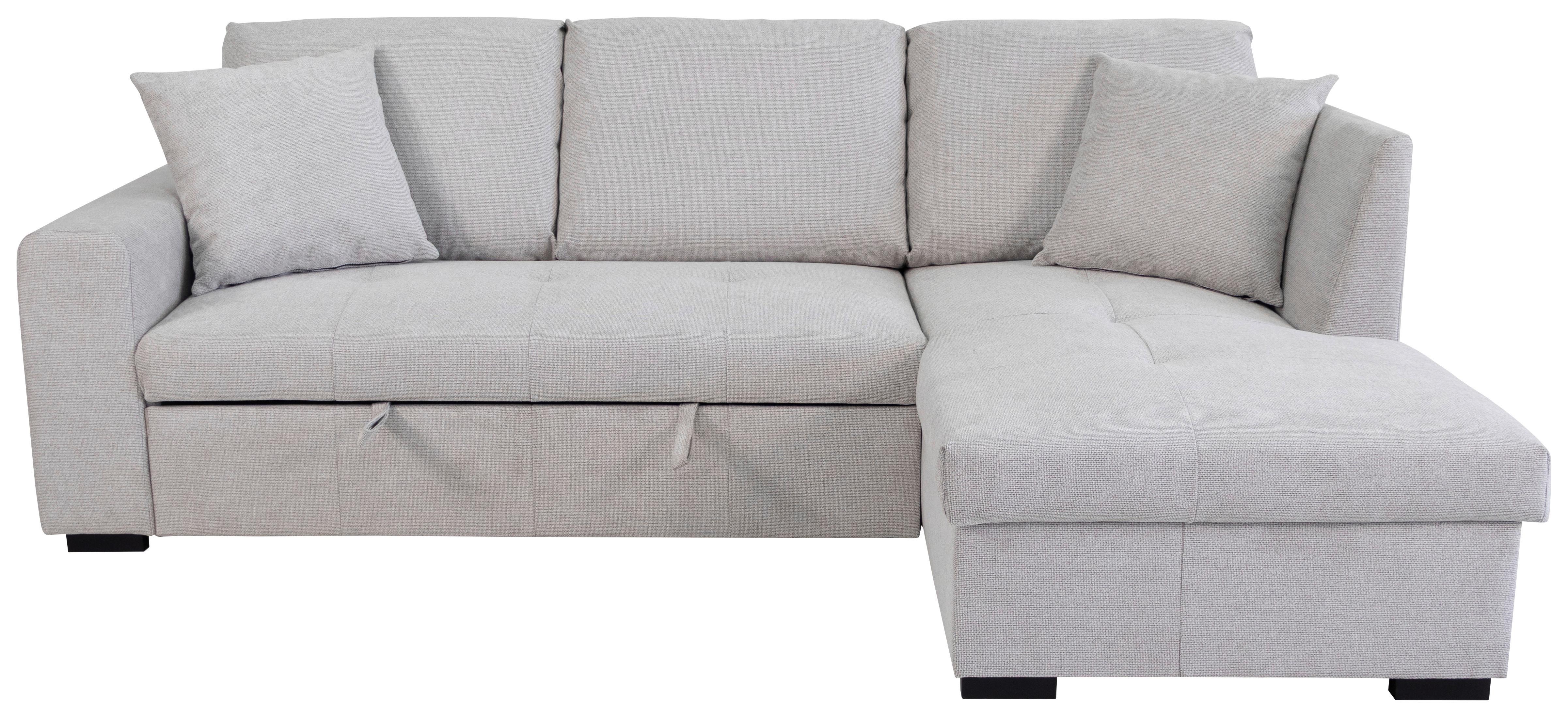 Kutna Garnitura Lukas - srebrne boje, Trend, tekstil (239/158cm) - Modern Living
