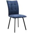 Scaun Ostia - albastru închis/negru, Konventionell, metal/textil (46/94/63cm) Scaun Ostia - albastru închis/negru, Konventionell, metal/textil (46/94/63cm)