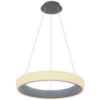Viseča Led-svetilka Tabano, S Sijalko - opal/antracit, Basics, kovina/umetna masa (50/120cm) - Globo