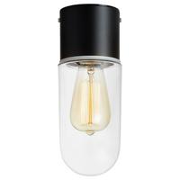 Deckenleuchte Zen max. 15 Watt - Klar/Schwarz, Basics (10/10/26cm) - Markslöjd