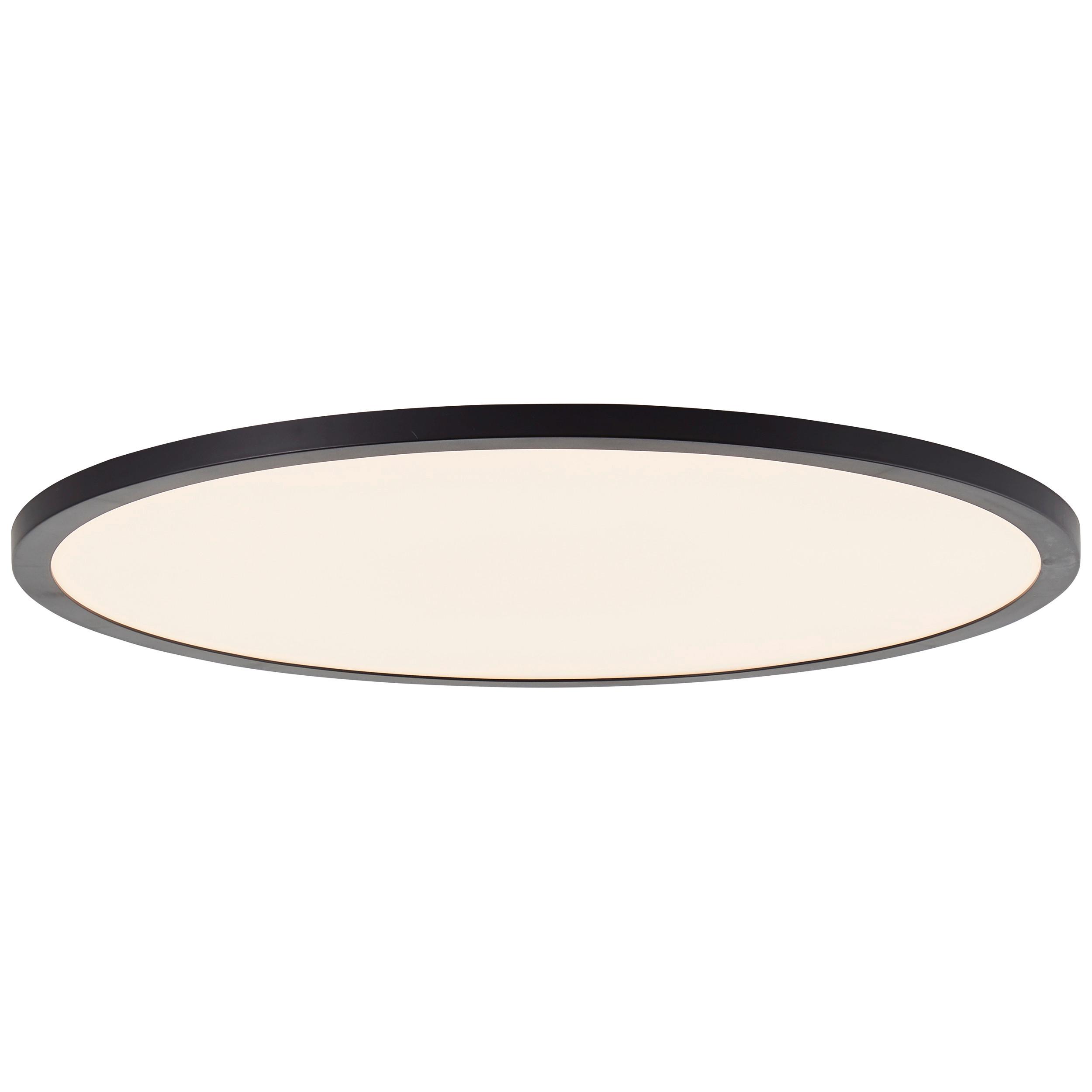 LED-Paneel Tuco Schwarz/Weiß max. 33 Watt - Schwarz/Weiß, Basics, Kunststoff (50/3cm) - Brilliant