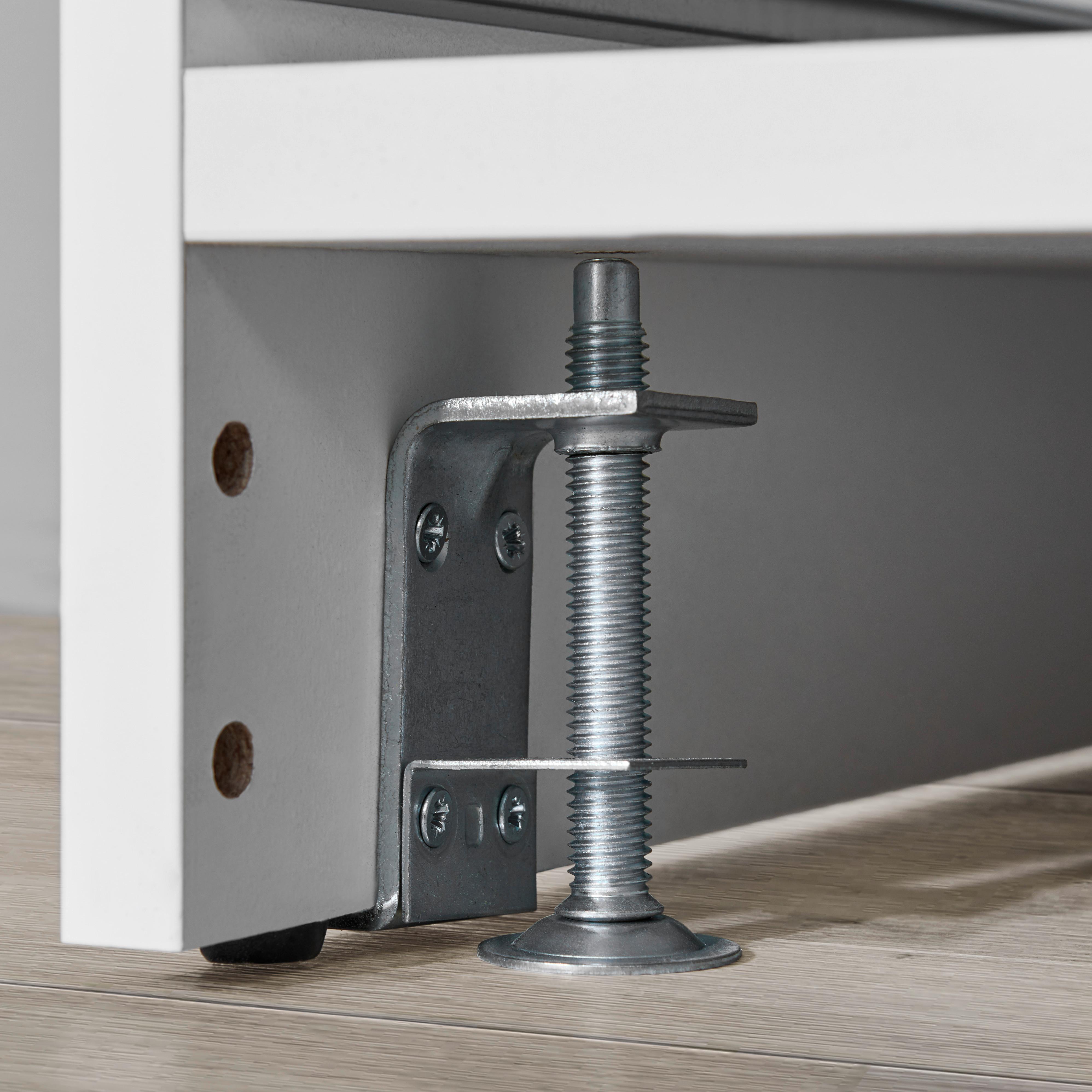 Set picioare Unit - culoare aluminiu, Modern, metal (4/6/3cm) - Ondega