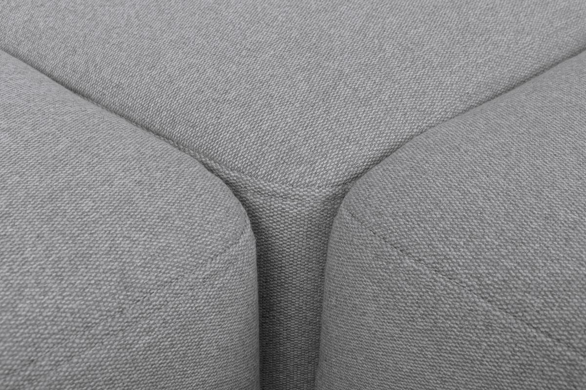 Coltar NORET - gri închis, Konventionell, textil (242/242cm) - Modern Living