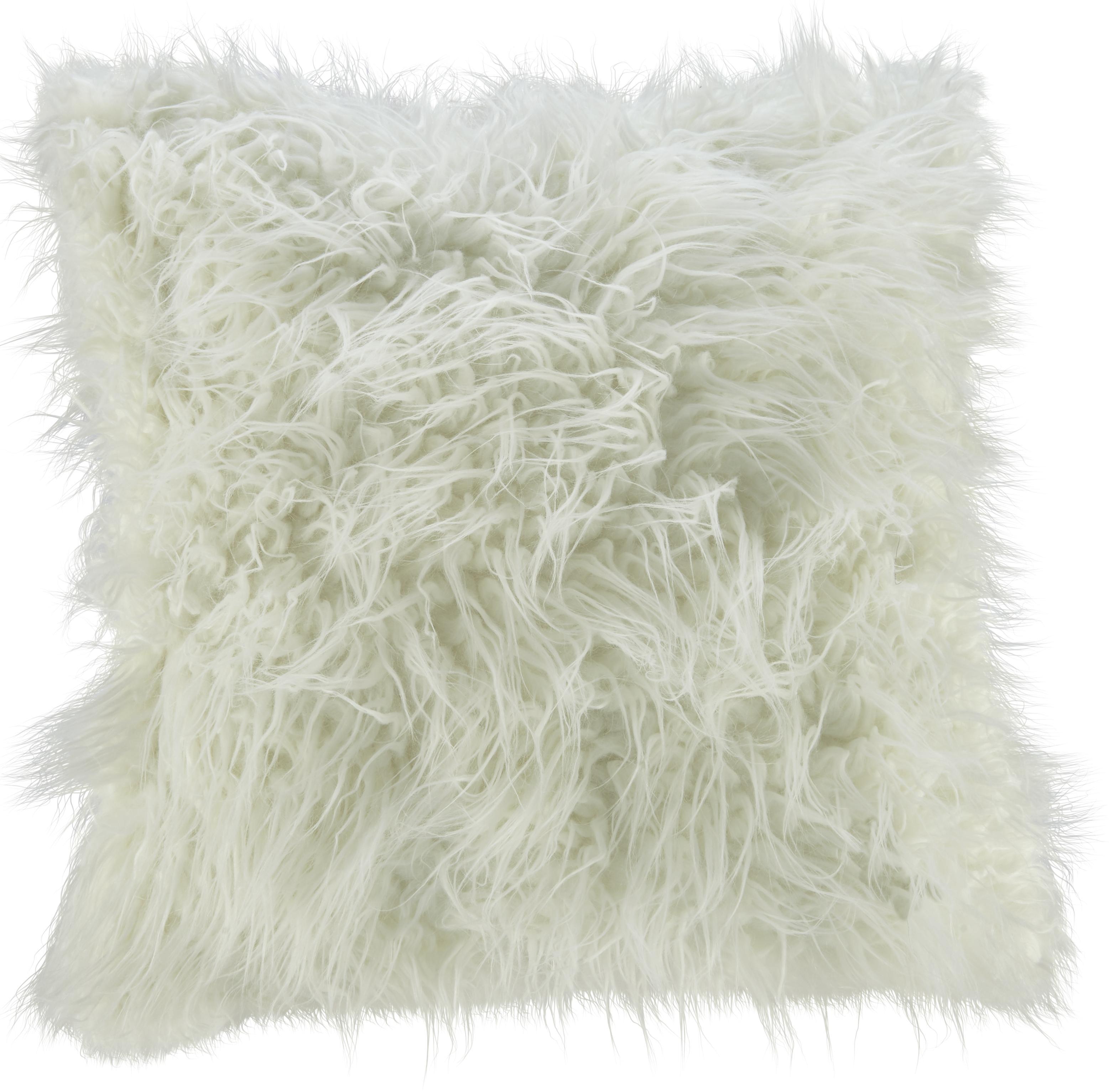 Kissen in Weiss 'Svea' ca. 45x45cm - Weiß, Textil (45/45cm) - Bessagi Home