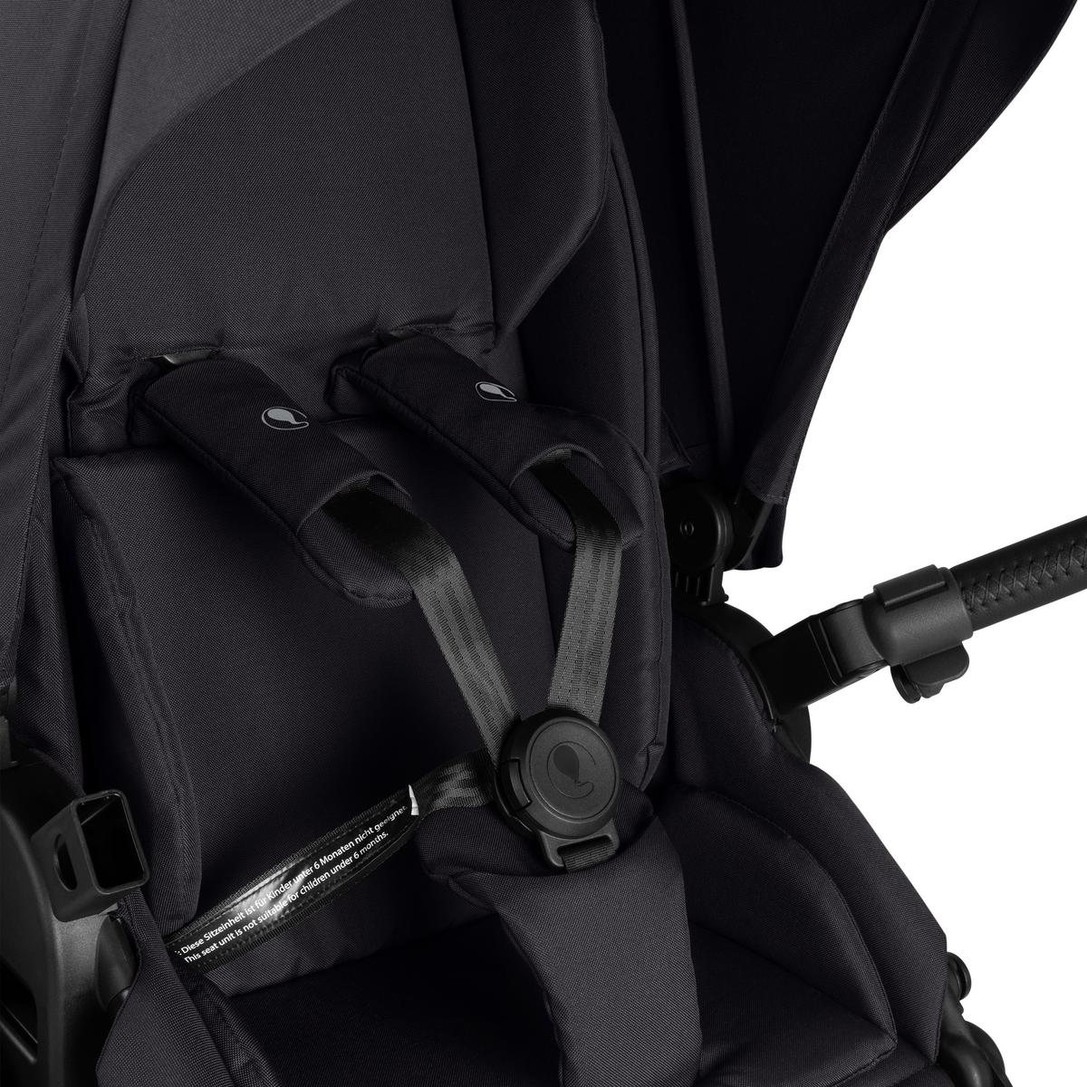 WÓZEK DZIECIĘCY - ZESTAW SALSA 5 AIR - czarny, Basics, metal/tkanina (63/118/95,5cm) - ABC Design