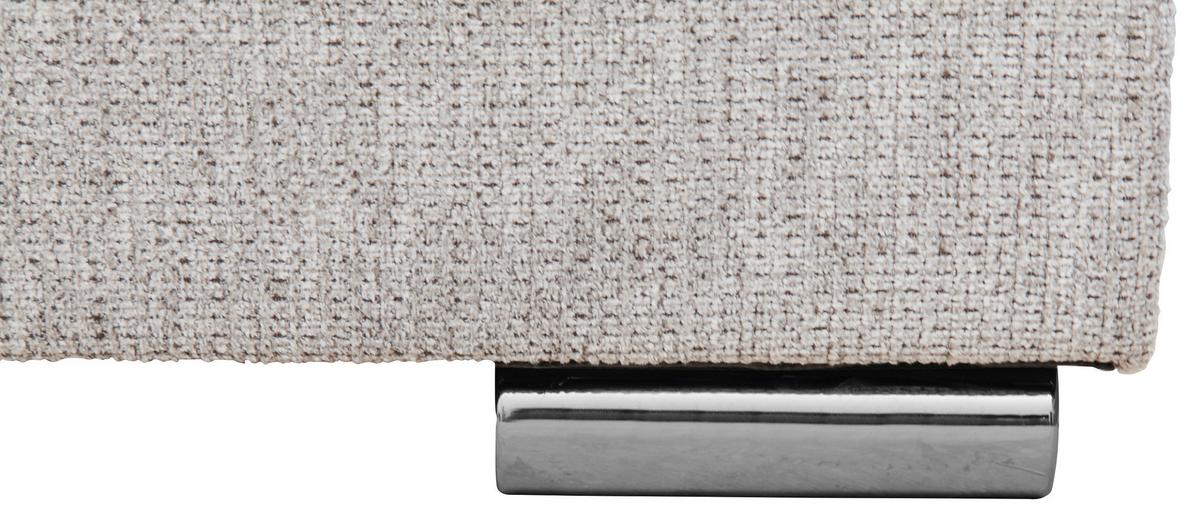 Kutna Garnitura Senso - svijetlo siva/boje kroma, Moderno, tekstil/drvo (197/346/183cm) - Modern Living