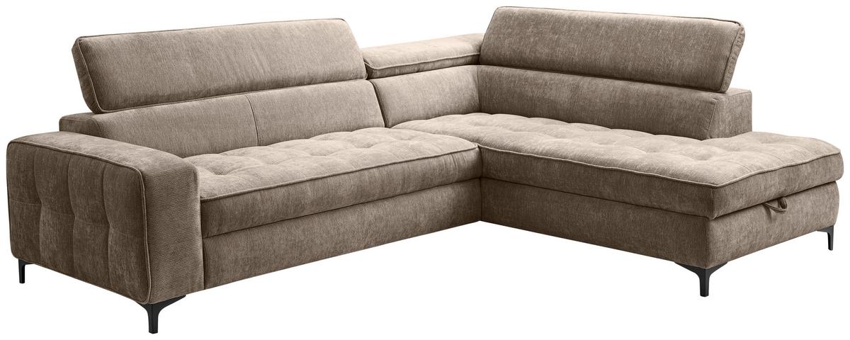 COLțAR TALIA - maro, Basics, textil (251/70-90/203cm) - Modern Living