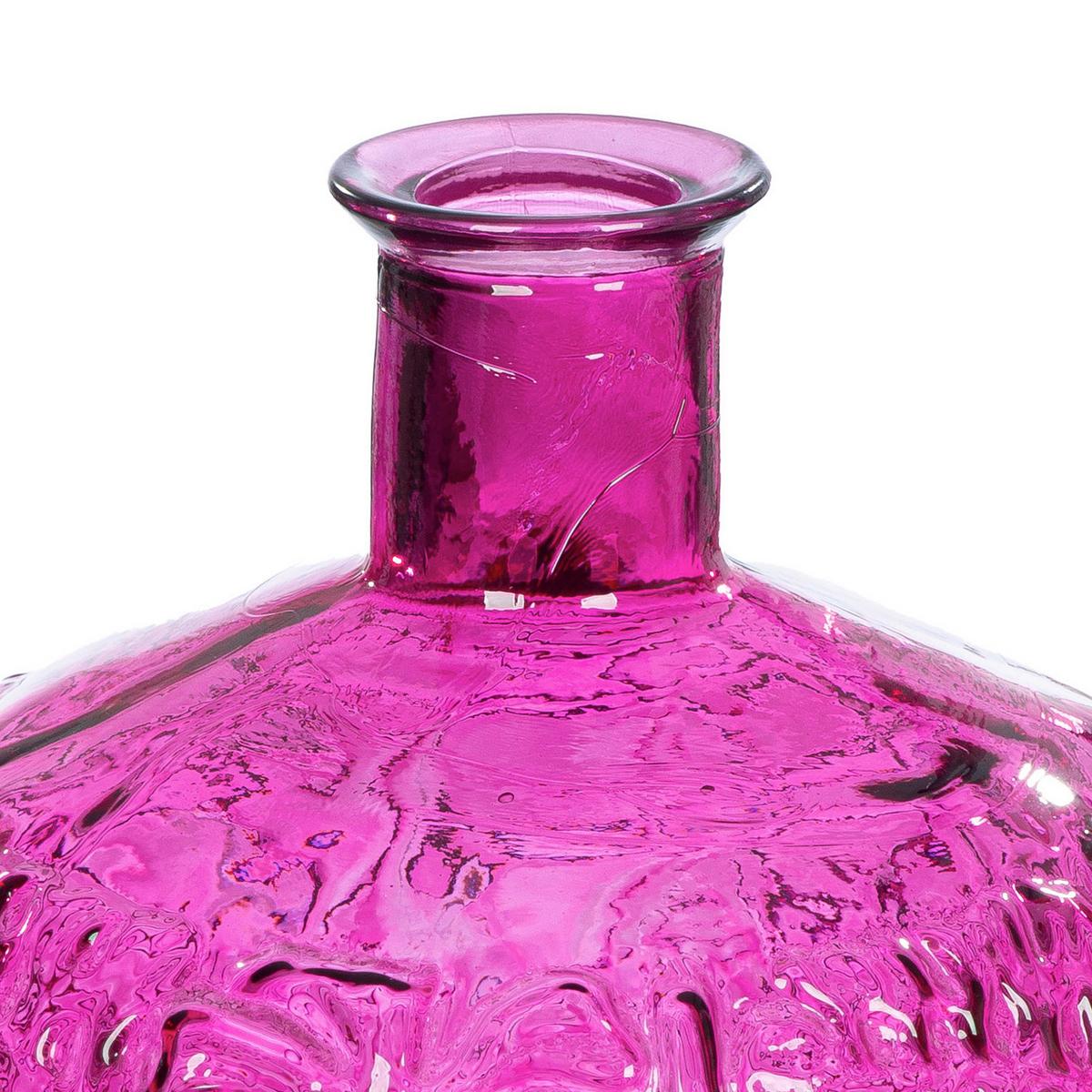Dekovase Dschungel Pink Magenta - Magenta, Basics, Glas (33/44cm)