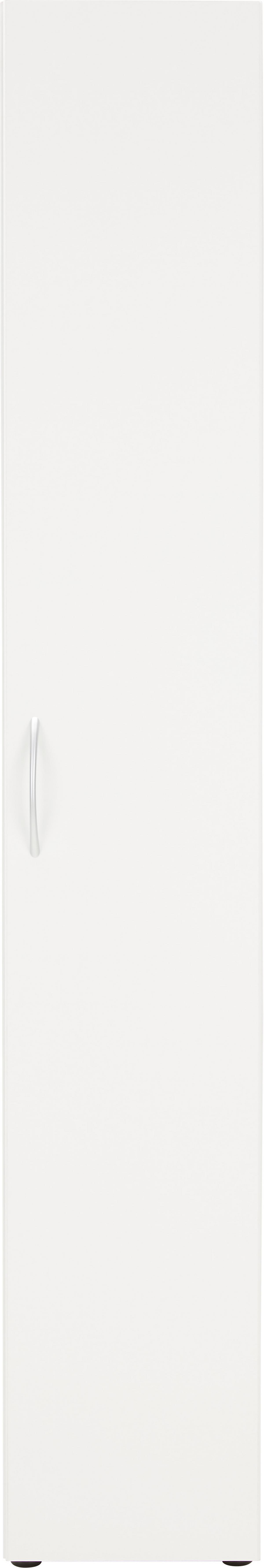 Večnamenska Omara Mrk, Bela - bela, Konvencionalno, umetna masa/leseni material (30/185/40cm) - Mömax