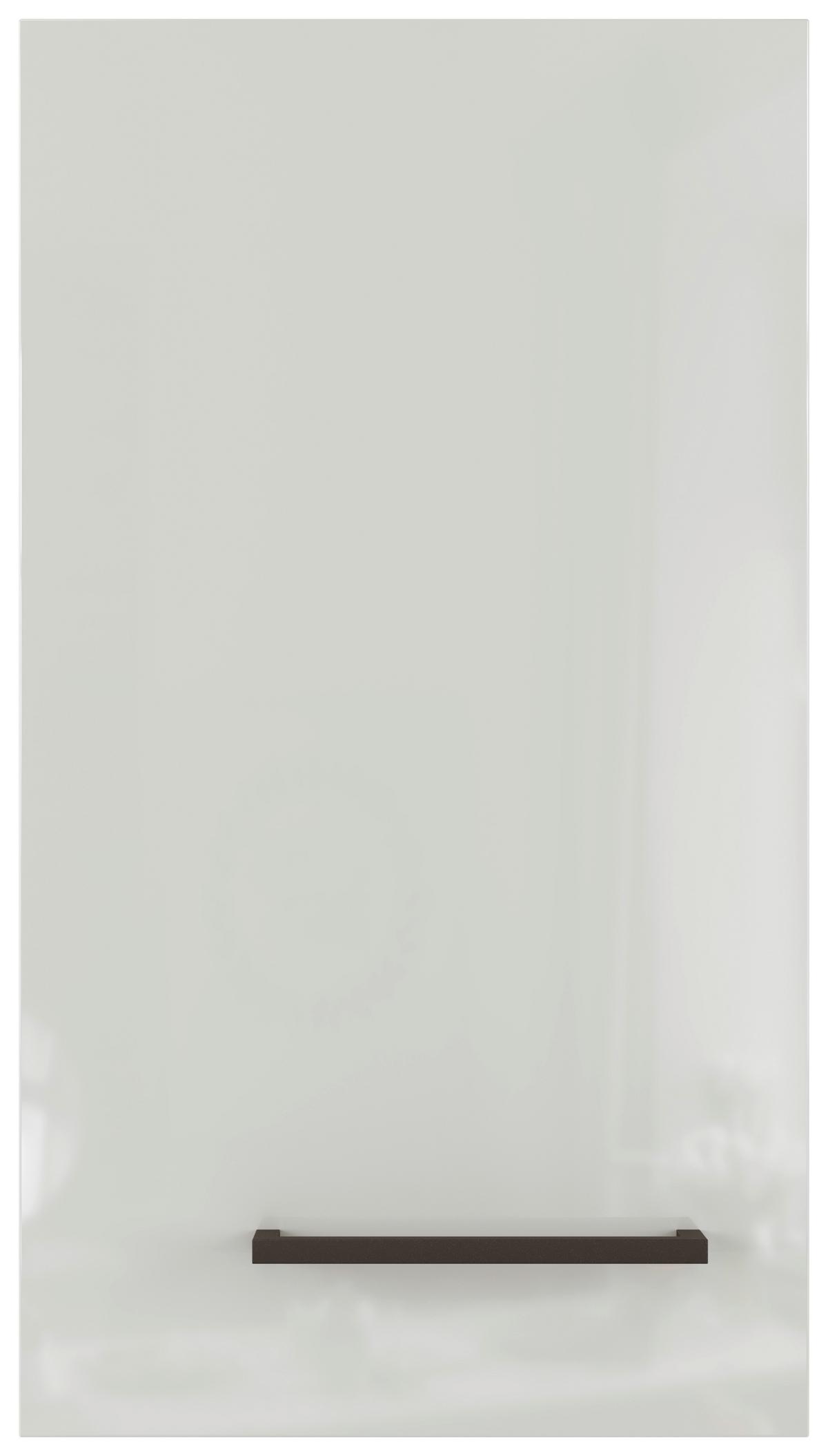Kuhinjska Zgornja Omarica Levi, Svetlo Siva, Š. 30 Cm - črna/siva, Moderno, kovina/leseni material (30/54/32cm) - FlexWell