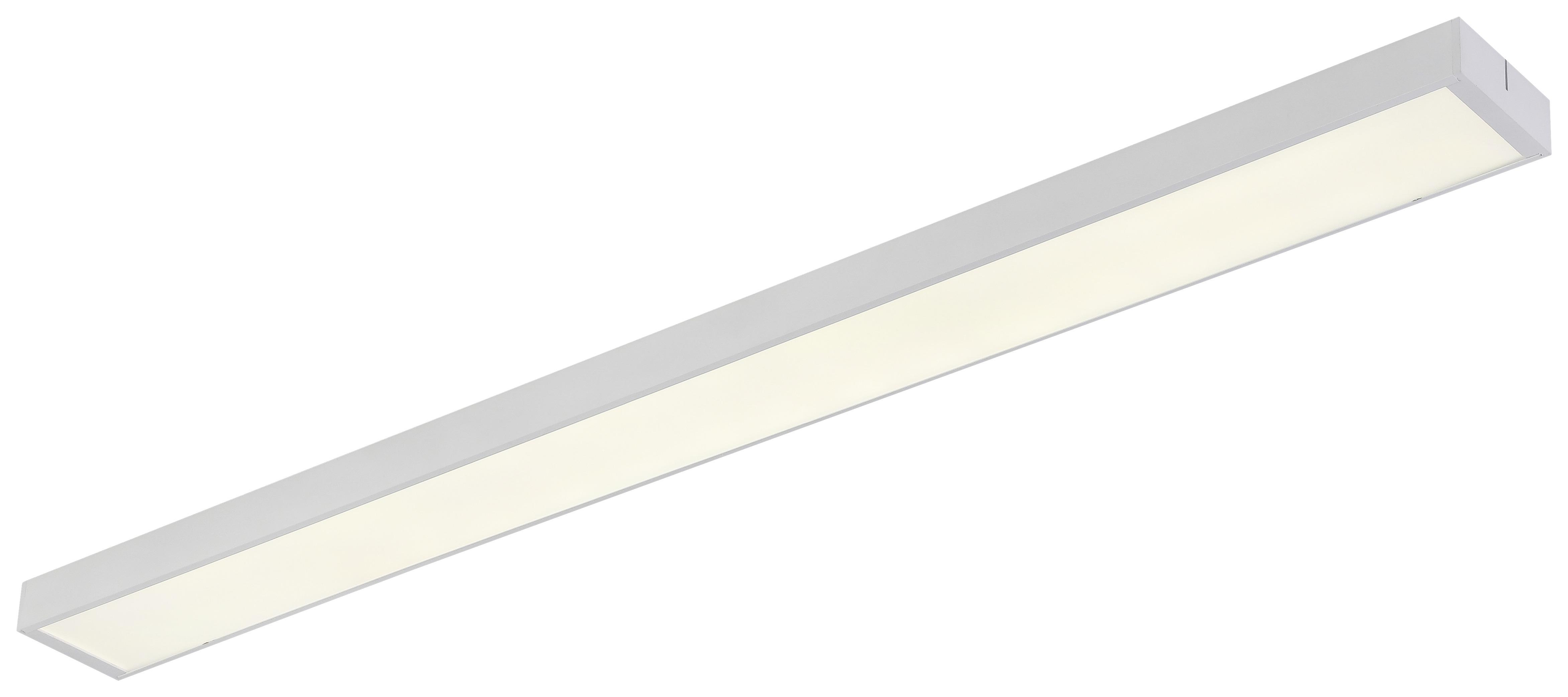 LED-Deckenleuchte Danila max. 38 Watt - Weiss, Modern, Kunststoff/Metall (118/10/4cm) - Modern Living