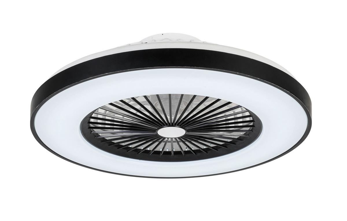 Stropna Led-svetilka Mitzi - črna/bela, Moderno, umetna masa (57/19cm) - Mömax