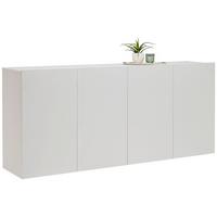 KOMODA SZEROKA NEWNIQ - biały, Modern, materiał drewnopochodny (180/80/42cm) - Hom`in
