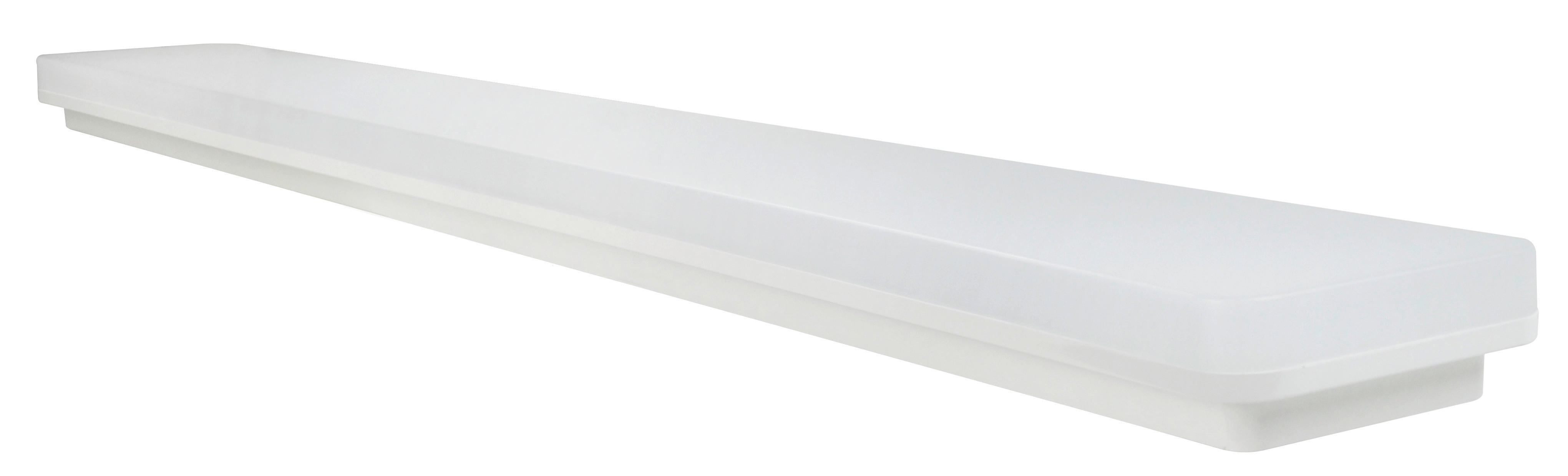 Badezimmer-Deckenleuchte Weiß max. 36 Watt - Weiß, Basics, Kunststoff (120/14/5,2cm)