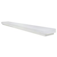 Badezimmer-Deckenleuchte Weiß max. 36 Watt - Weiß, Basics, Kunststoff (120/14/5,2cm)
