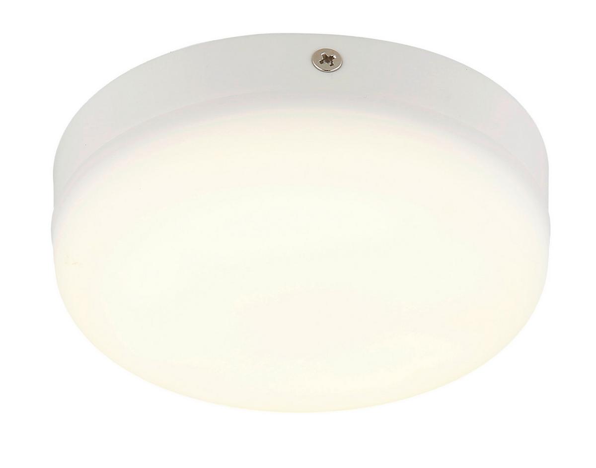 Stropna Led-svetilka Smali - bela/opal, Moderno, umetna masa (12/4,5cm) - Mömax