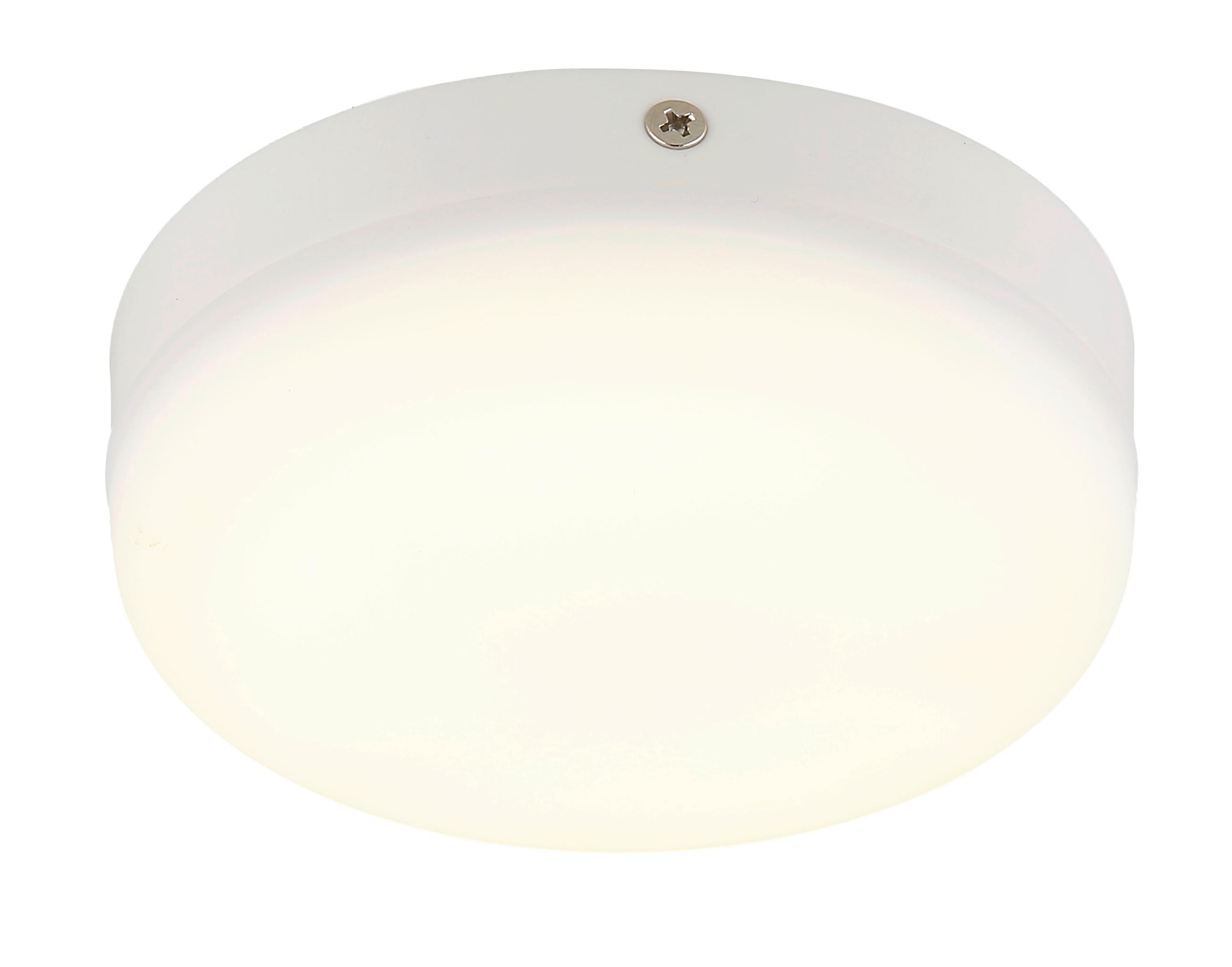 LED-TAKLAMPA SMALI - vit/opal, Modern, plast (12/4,5cm) - Mömax