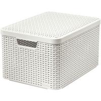 Kosár Tetővel Krémszín-L - krémszínű, Konventionell, műanyag (33/24,8/44,5cm) - Curver