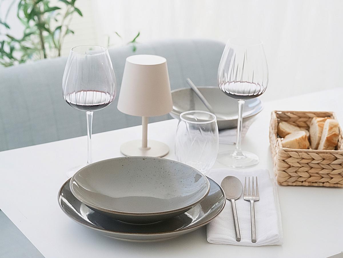 Étkészlet 24972 Nature Collection Stone - szürke, Basics, kerámia - Creatable