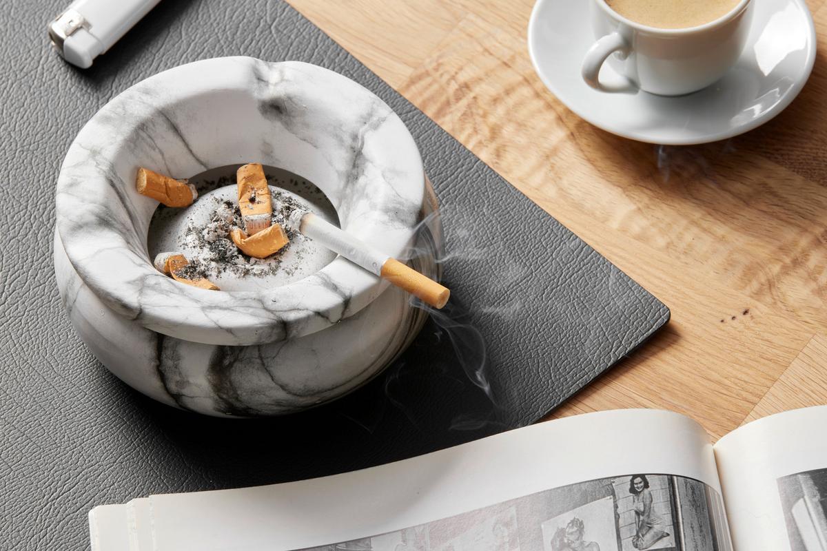 Hamutartó Marble - szürke, kerámia (15/5,7cm) - Modern Living