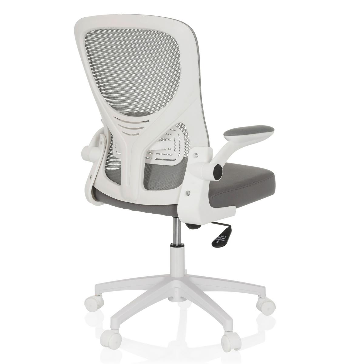 Drehstuhl Belio W Grau/Weiß - Grauweiß/Weiß, MODERN, Kunststoff/Textil (60/95-105/54cm) - MID.YOU