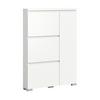 Ormarić Za Cipele Shoelove - bijela/srebrne boje, Moderno, drvni materijal (95/133/18cm) - Modern Living
