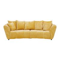 Mega Sofa Bonelli - žuta/crna, Moderno, tekstil/plastika (280/74cm) - Mömax